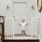 Babelio Mumeasy baby gate accessory kit highlighting tool free installation features.