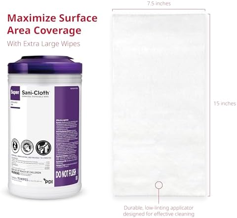 PDI hospital grade wipes for medical and home surface sanitization.