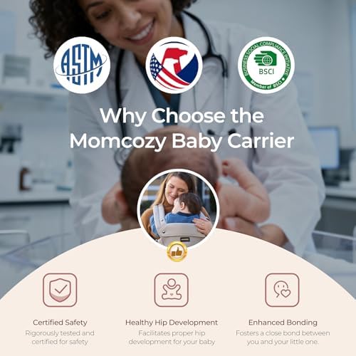Detachable hip seat component of Momcozy baby carrier