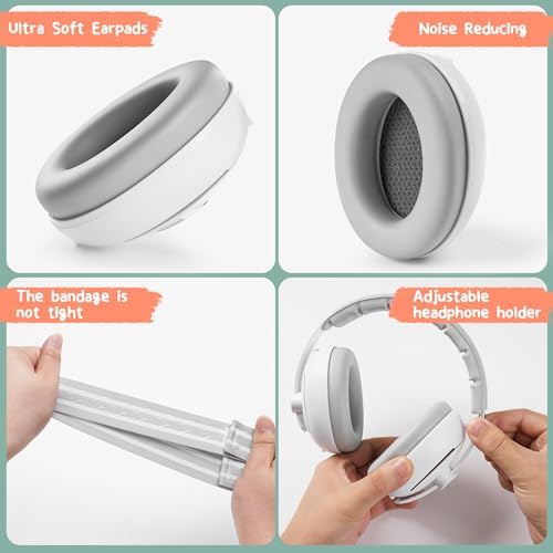 Boenfu baby hearing protection earmuffs side angle