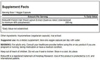 Swanson Robuvit French Oak Wood Extract supplement facts label