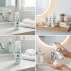 Hypoallergenic eyelid hygiene wash for meibomian gland dysfunction support.