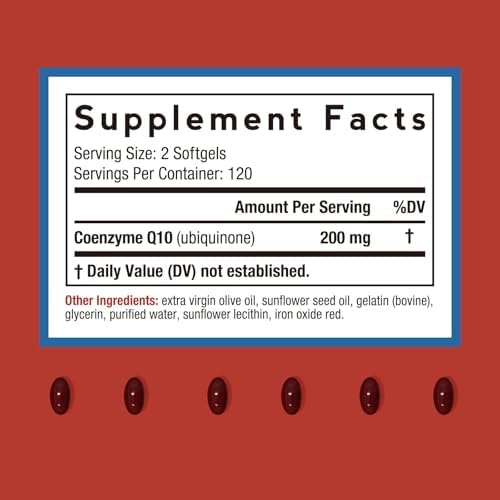 Doctor's Recipes Coenzyme Q10 240 softgels packaging highlighting the high absorption olive oil formula blend.