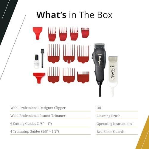 Full contents of the imported Wahl professional all star grooming combo kit