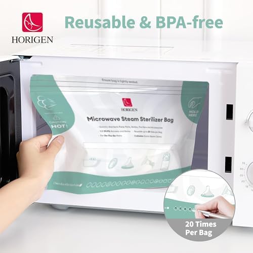 Horigen reusable steam sterilizer bags 16 pack