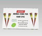 Pure ready to use mehendi cones for medium brown hair coloring.
