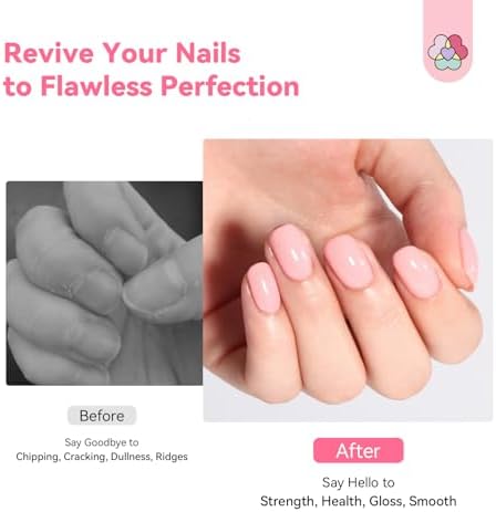 Saviland pink air dry polish applied on natural nails