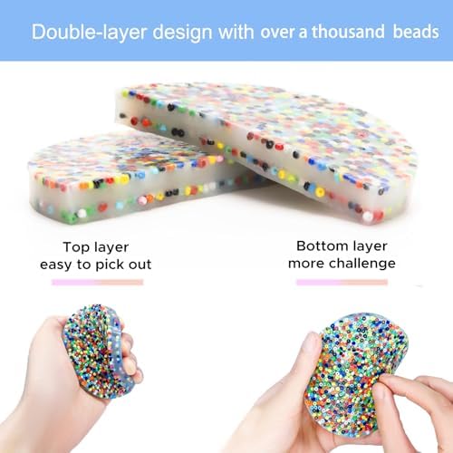 Discreet pocket sized trichotillomania fidget pads for adults and children