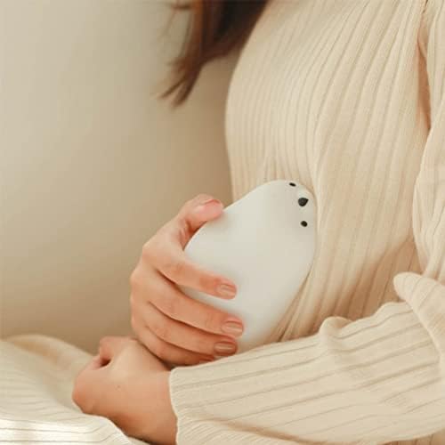 Silicone hot water bottle for menstrual cramp and muscle pain relief