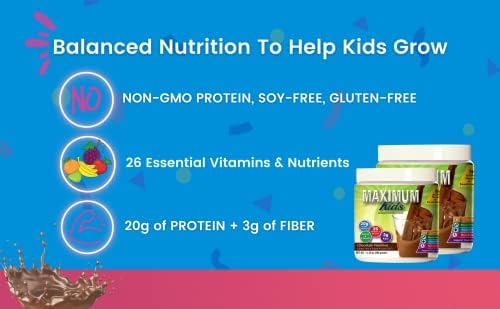 Side view of Maximum Slim Kids complete nutritional tub