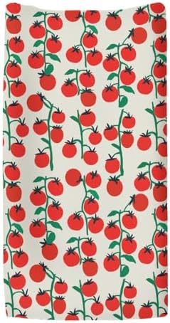 ZoUbqchY folded fabric texture showing red tomato pattern