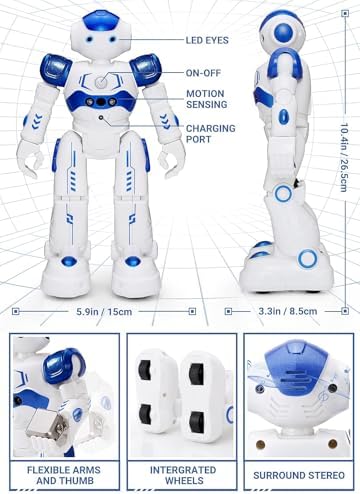 KingsDragon RC Robot packaging and accessories