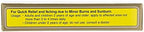 Authentic USA imported herbal burn cream for quick skin recovery and pain management.