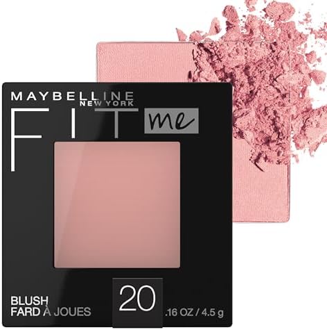 Maybelline New York Fit Me Powder Blush front view packaging cosmetics