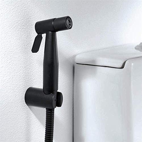 Wimpbladb shattaf spray nozzle with flexible hose and bracket