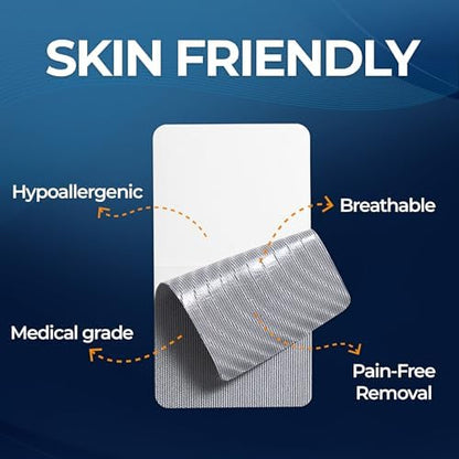 Authentic Awwawe premium bamboo sleep tape for sensitive skin demonstrating breathability