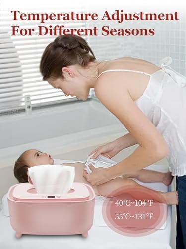 Side view of Aibucoll baby wet wipes dispenser with lid closed
