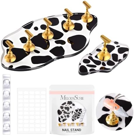 MelodySusie spotted cloud magnetic nail stand set front view