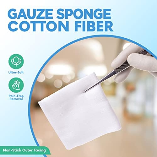 Close-up texture of 100 percent cotton loosely woven gauze sponge fabric