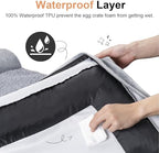 Large Dog Bed Orthopedic Washable: Beds Bolster XL Bed Large Big Dogs Memory Foam Couch Sofa Waterproof with Removable Cover - Image 5