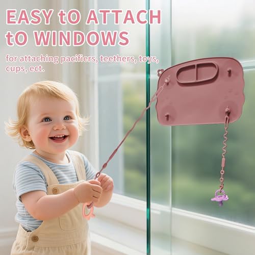 Hepotk infant self-feeding mat holding pacifier and baby cup securely