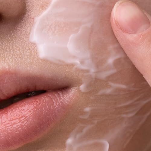 Lightweight texture of the ceramide shield daily defense cream on a smooth surface.