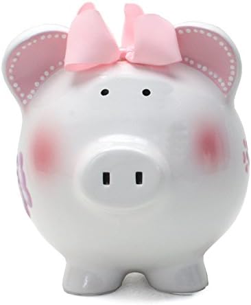 Premium childhood keepsake money box showing high quality ceramic dolomite texture