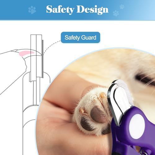 Swihauk dog grooming clippers with built in nail file extension