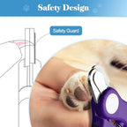 Swihauk dog grooming clippers with built in nail file extension
