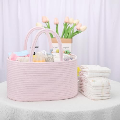 Comse nursery basket used for toy and essential storage