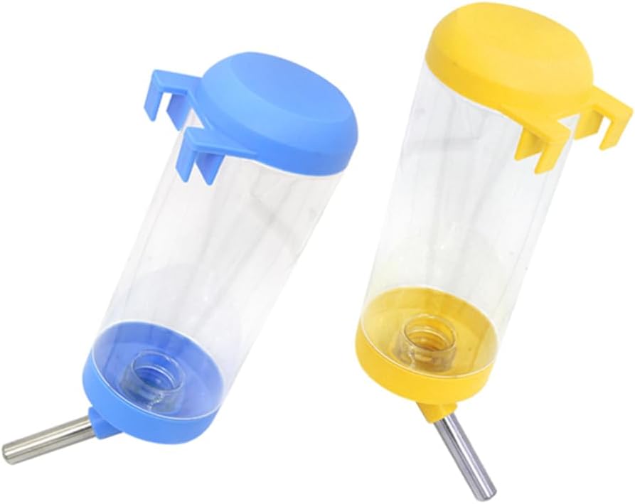 2Pcs 16Oz No Drip Small Animal Water Bottle,Bpa Free Best Water Bottle for Small Pet Bunny Ferret Hamster Rabbit Colors are Random - Image 5
