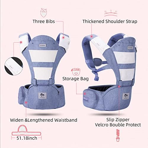 Bellababy baby carrier hip seat ergonomic M position detail