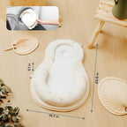 Babymoov Socosy organic baby lounger folded flat for travel
