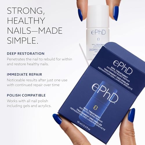 Ingredient list and usage instructions on Epres nail treatment box