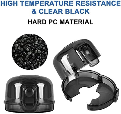 Close up of Grenfu heat resistant stove knob safety cover