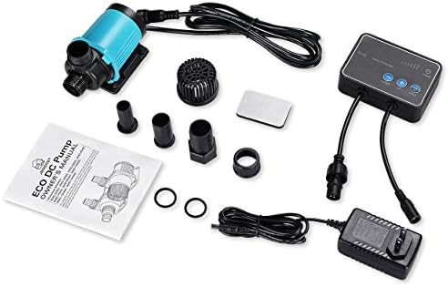 Jerepet 30W DC water pump operating inside a fish tank sump