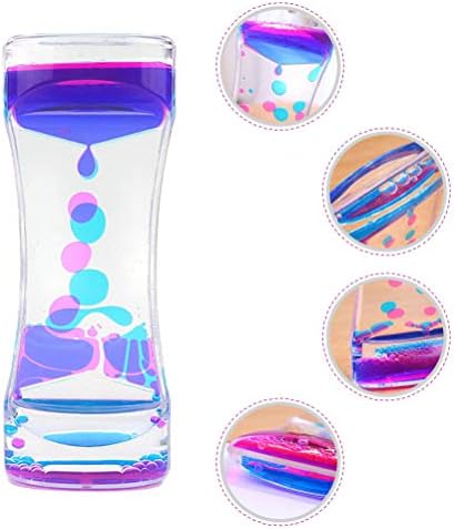 Educational sensory tool Oneshow liquid motion bubbler isolated on a white background.