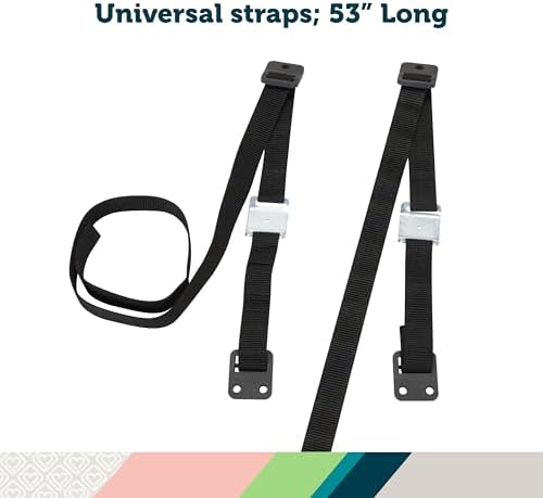The complete installation hardware kit including assorted screws provided with the Safety 1st two pack.