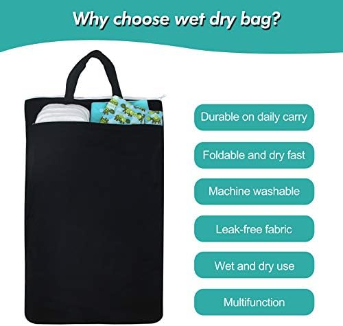 Wegreeco diaper bag used for storing wet gym clothes