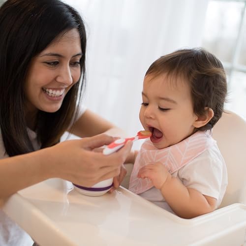Dr. Brown's multi pack toddler utensils in assorted vibrant colors for interactive mealtimes