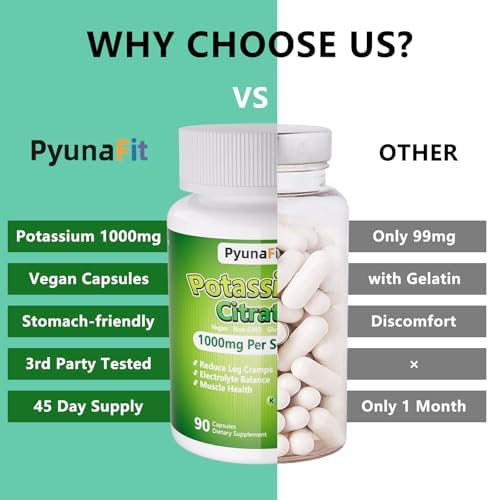 Two potassium capsules representing the single serving size for cardiovascular health protection