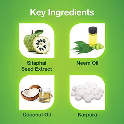 Back label of Mediker shampoo showing ingredients and usage steps