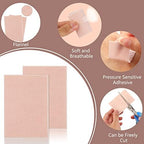 Boyiee adhesive moleskin tape being trimmed for custom foot protection