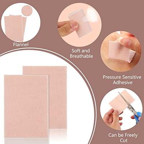 Boyiee adhesive moleskin tape being trimmed for custom foot protection