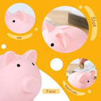 Close up look at the wide top entry slot designed for inserting coins and folded notes.
