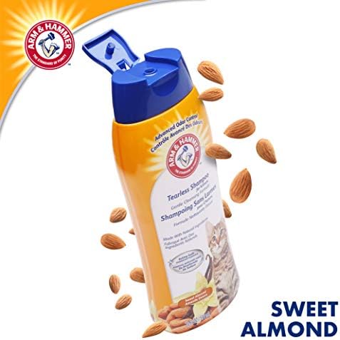 Arm and Hammer baking soda kitten shampoo size comparison