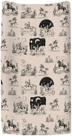 Kastlee western cowboy changing pad cover folded pattern detail