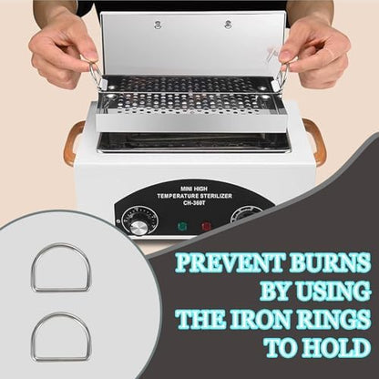 Professional nail tool sterilization using ZJchao machine