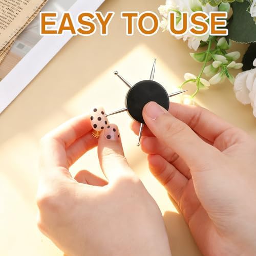 Close up of Honey Joy multi-size stainless steel dotting pen heads
