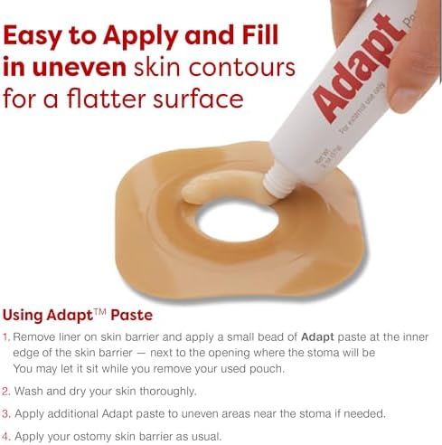 Back label of Hollister 79300 Adapt filler paste with ingredient overview